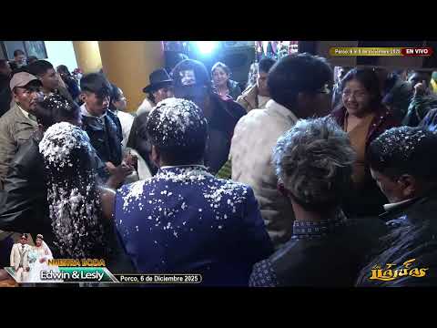 Los Llajuas en Vivo 2025 / Porco / Nuestra Boda Edwin & Lesly
