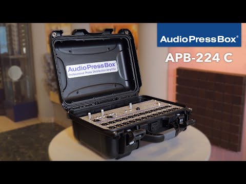 Активный портативный аудио-сплиттер (пресс-бокс) AudioPressBox APB-224 C