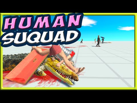 Human Squad vs Every Unit Army - Animal Revolt Battle Simulator Gameplay