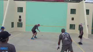 AF Pro Series 2019... Day 1... THE MEGAPOWERS vs Alvin &amp; Paul... Men&#39;s BB Paddleball Round of 16