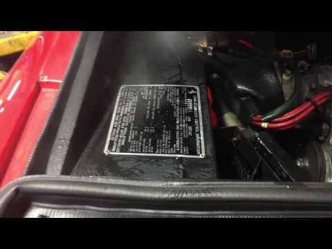 Fortador Steamer Engine cleaning Ferrari 308