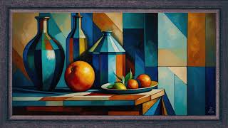 Utensils and fruit under the table | Tv Art for Samsung The Frame | No Music | 4K