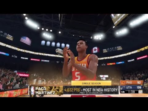 NBA 2K19 My Career Jazz vs Suns "Most Points In A Single Season!” Ep.80