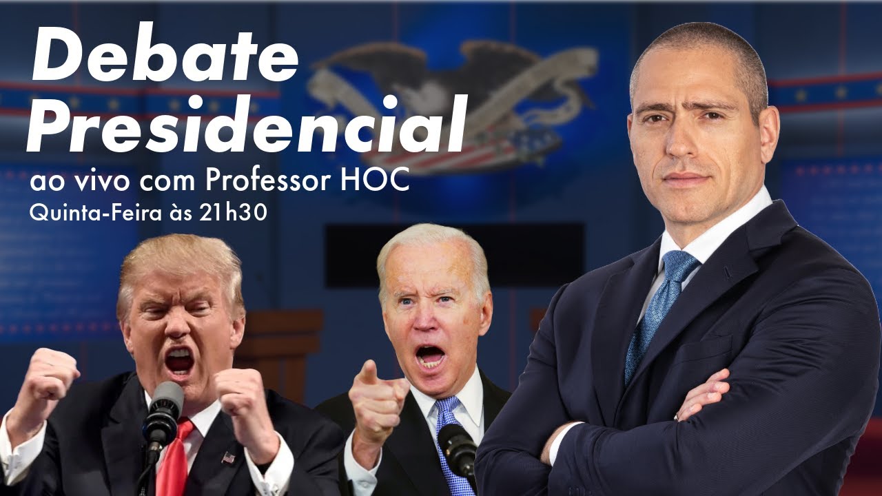 DEBATE PRESIDENCIAL AMERICANO AO VIVO | PROFESSOR HOC