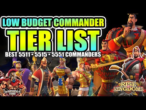 Save Gold Heads: Best Low Budget Commanders [Late Game & Early Game] - Rise of Kingdoms