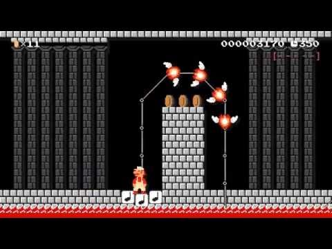 Super Mario Maker Levels: "Lava Lining"