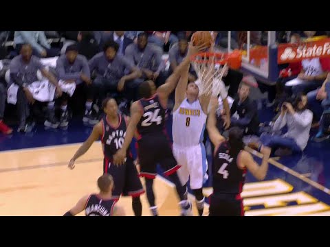 Raptors Highlights: Powell Denies Gallinari - February 1, 2016
