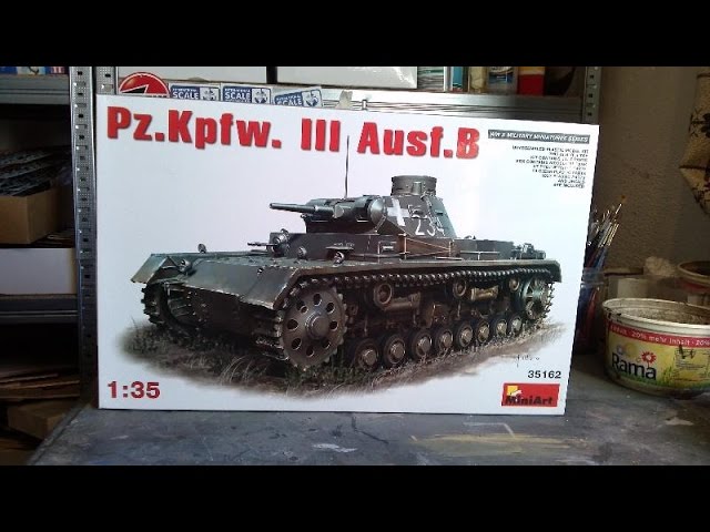WWII german deutscher Panzer Pz.Kpfw.III Ausf D//B in 1:35 MiniArt 35213 Neu