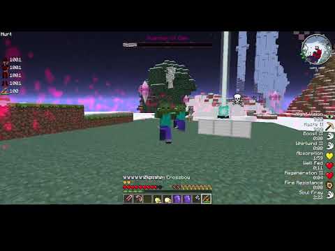 Beating the Guardian of Gaia in Blightfall (Minecraft Modpack)