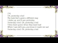 Golden Smog - Yesterday Cried Lyrics