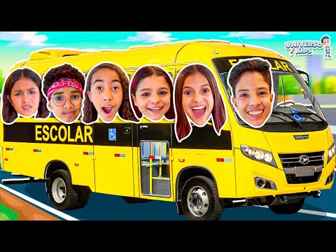 Henrique and Friends in Funny Stories and Rules of Conduct on the School Bus - Universo Kids
