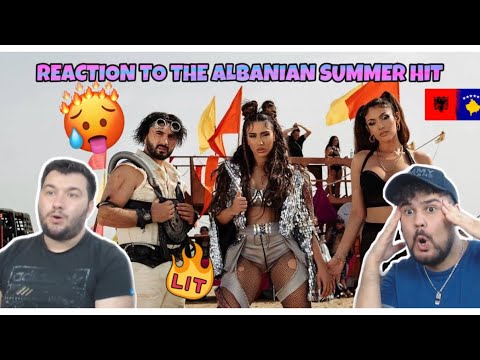 REACTION TO ALBANIAN SUMMER HIT: MELINDA FT. NORA ISTREFI & GJIKO - AY CARAMBA