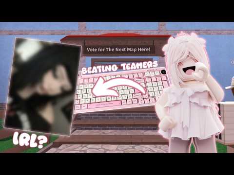 Beating TEAMERS as ME IRL? **MM2 GAMEPLAY**