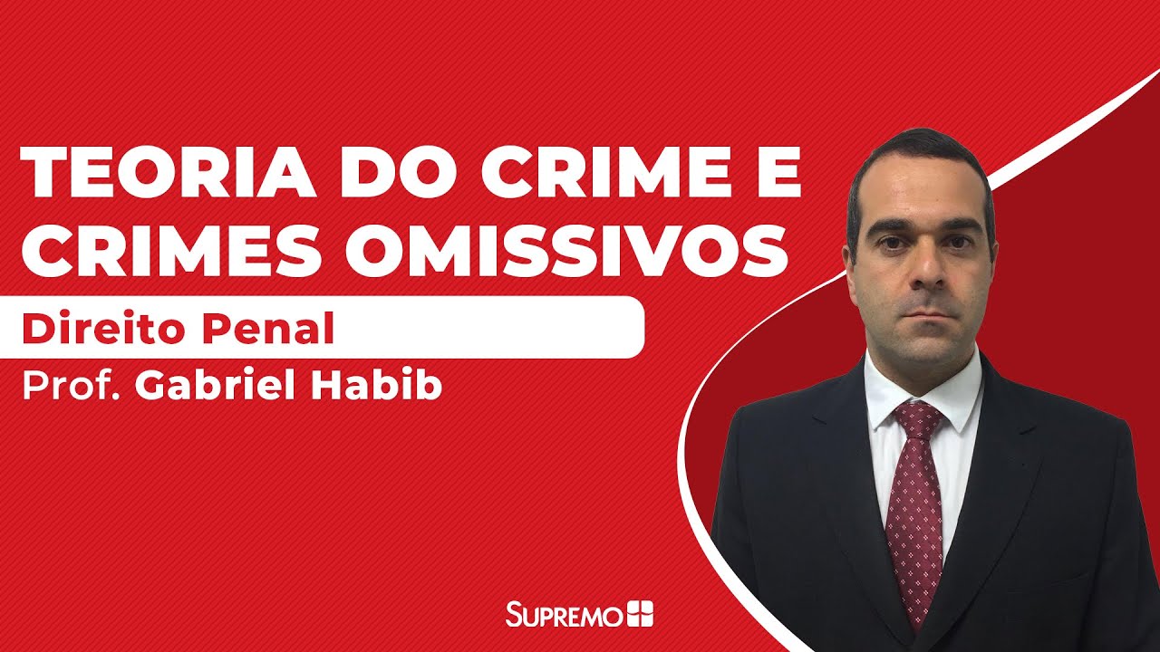Direito Penal - Teoria do Crime e Crimes Omissivos - Prof. Gabriel Habib