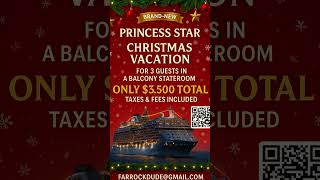 ✨ Celebrate Christmas at sea on the new Princess Star! Book your holiday escape today! #CruiseLife