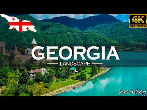 FLYING OVER GEORGIA (4K UHD) - Relaxing Music Along With Beautiful Nature Videos - 4K Video HD