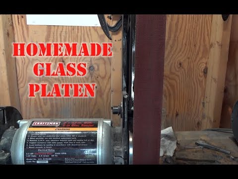 How To Improve A Cheap Belt Grinder (Homemade Glass Platen)