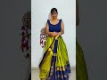 lehenga saree drape #saree #draping #rekhamishra