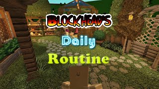 Blockhead&#39;s daily routine! (bloxburg)