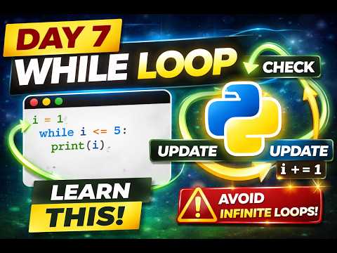 Python While Loop Explained For Beginners Infinite Loop Examples Day 7