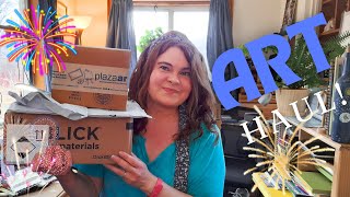 Art Haul- Sketching, Watercolor, Ink and Markers!
