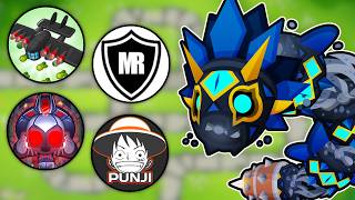 I Tried The New Diamondback Boss With The Other Youtubers! (BTD6)