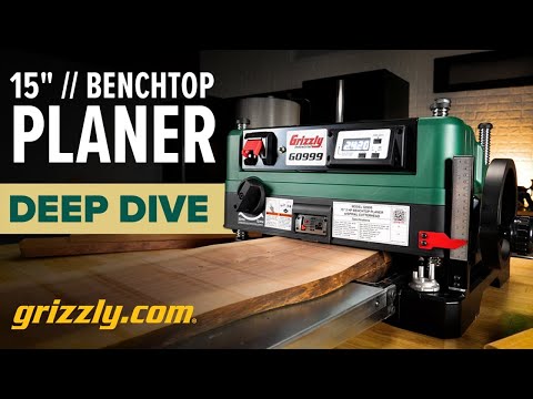 Grizzly G0999 15" 2HP BENCHTOP Planer Deep Dive!