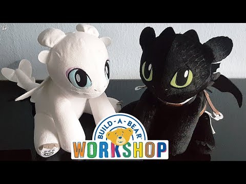 Build-A-Bear Toothless & The Light Fury REVIEW! How to train your Dragon: The Hidden World