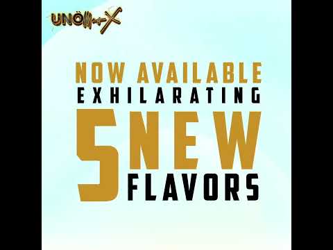 Got 5 New Flavors of UNO MAS X for Y'ALL!!😍