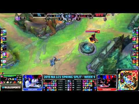 [RE-UP] Team Liquid vs Winterfox | S5 NA LCS Spring 2015 Week 5 Day 1 | TL vs WFX W5D1G1 VOD 60FPS