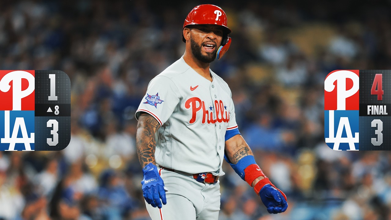 FIGHTIN' PHILS GRAB THE LEAD IN THE 8TH! Bryce Harper and Edmundo Sosa make a HUGE impact 😮‍💨