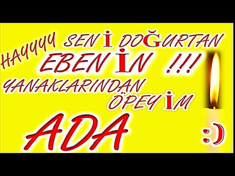 İyi ki Doğdun Ada İsme Özel Komik Doğum Günü Şarkısı