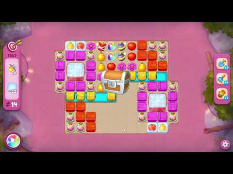 🎯 Gardenscapes 1867 Challenge Level - 14 moves + 💥💥💣🧨