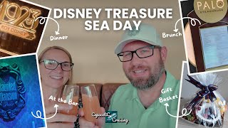 A Day of Disney Luxury: Palo Brunch, Haunted Mansion Bar, & Dinner at 1923 on the Disney Treasure!