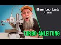 Bambulab A1 Mini Blitzschneller 3D Drucker Aufbau Start ️ 3DDruckTutorial