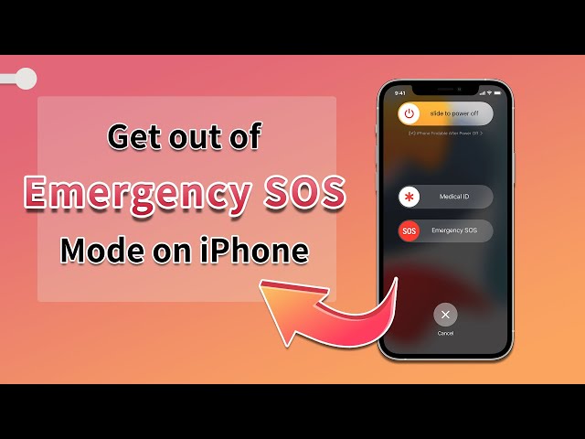 réparation de l'écran bloqué de sos d'urgence iPhone