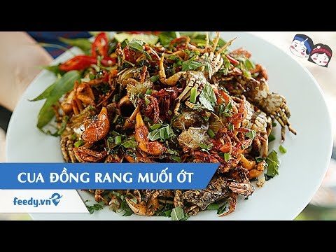 Hướng dẫn cách làm Cua đồng rang muối ớt với #Feedy| Feedy TV