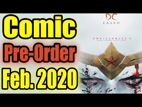 My personal Comic Book Pre Order List for February 2020