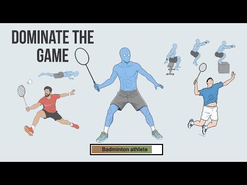 The physique of a Badminton athlete