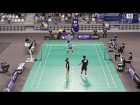 Match point – Makkasasithorn / Sudjaipraparat vs Syahnawi / Kandow – XD, Final – Nantes Int.