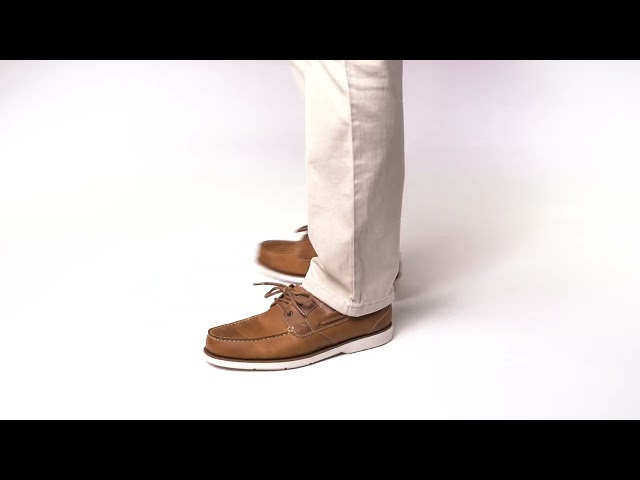 Vídeo relacionado con Rockport Southport Boat Shoe Dark Brown (Sistema Tallas Calzado EU, Adulto, Números, Ancho, 43)