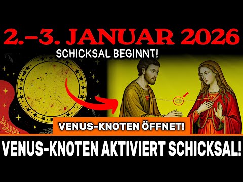 TUE DAS NICHT am 2.–3. Januar! Venus-Knoten aktiviert SCHICKSALHAFTE Begegnungen für 2026!