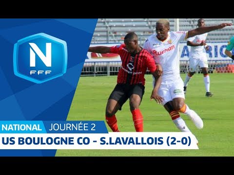 J2 : Boulogne CO - Laval (2-0,) le résumé I National FFF 2018-2019