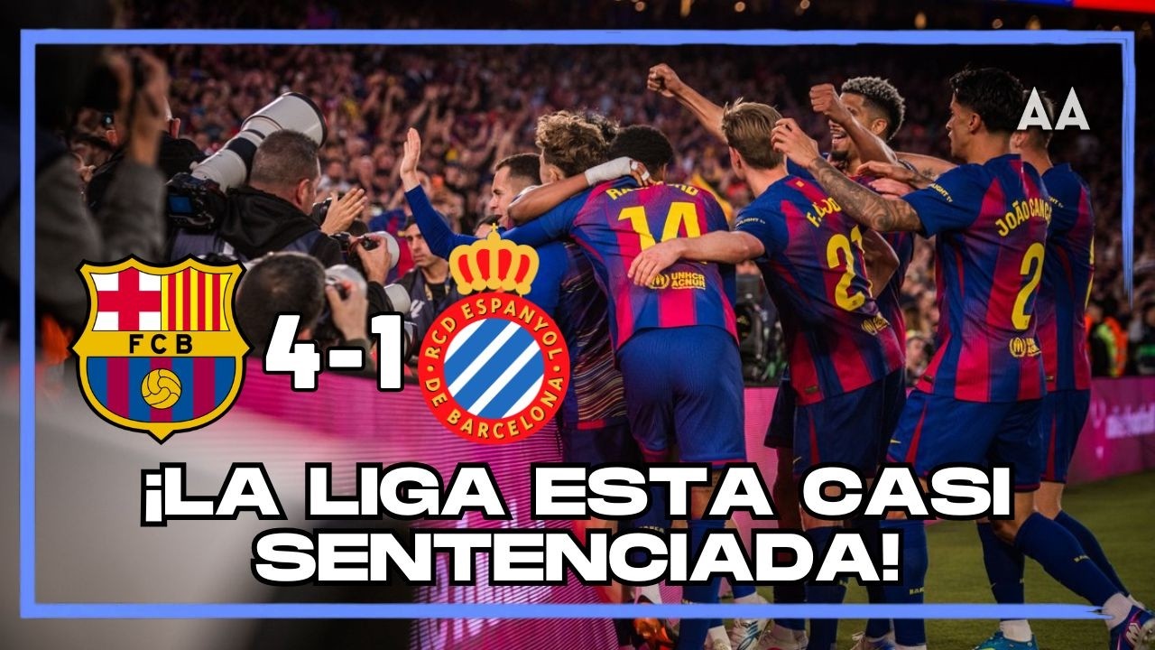 ¡El Barça huele a campeón! GOLEADA y ventaja tras el tropiezo del Real Madrid | Andrés Agulla