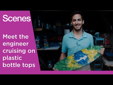 Meet the Brazilian engineer cruising on plastic bottle tops | Scenes