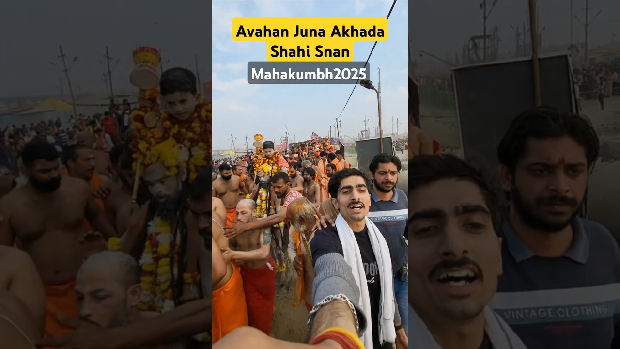 Juna Akhada Naga Sadhu Sant Basant Panchami Shahi Snan #kumbhmela #mahakumbh2025 #naga #sadhu #live
