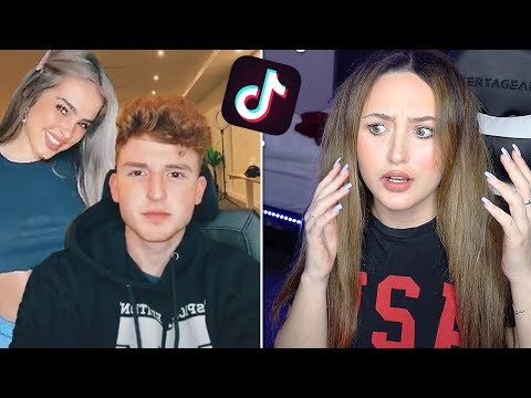 Reacting To My Boyfriends TikToks... oh no - YouTube