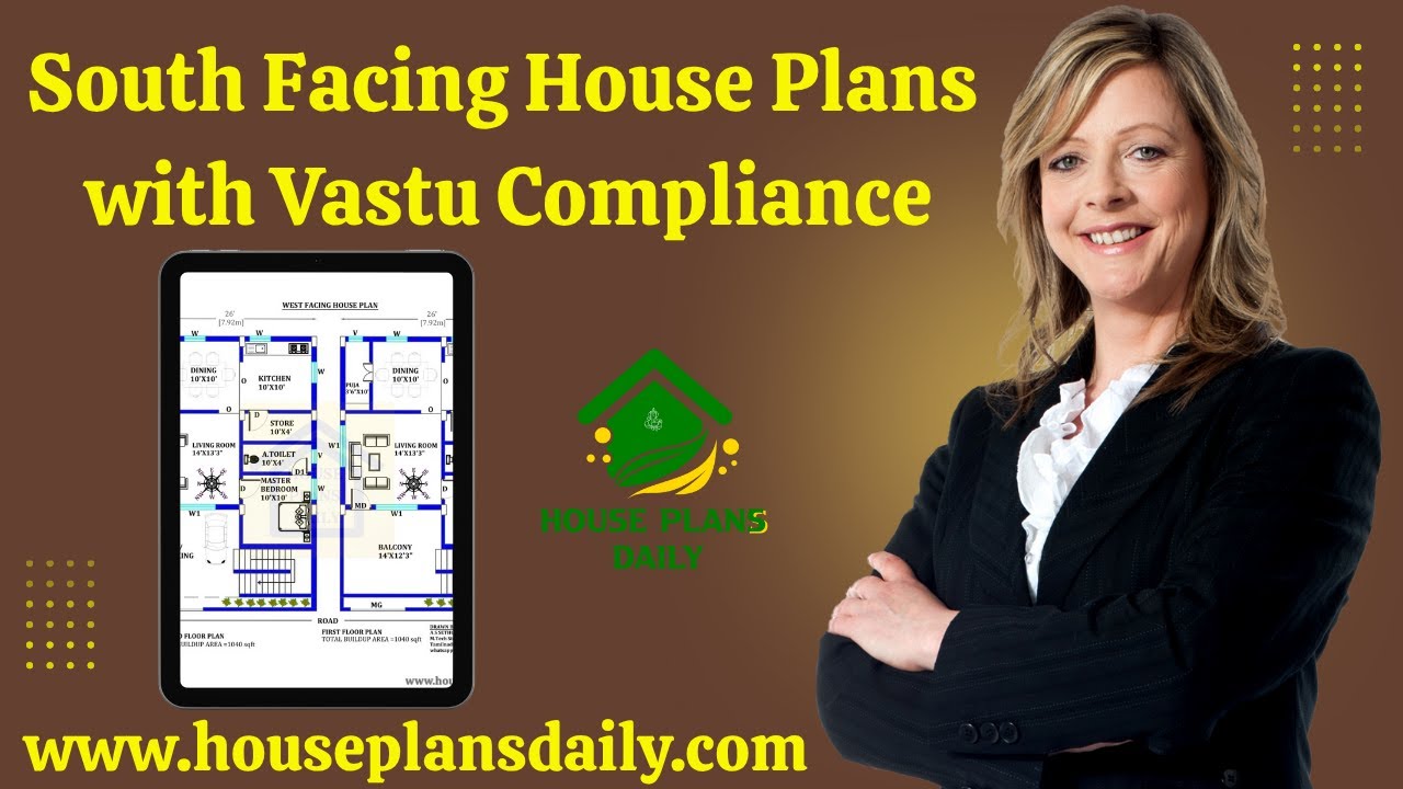 South Facing House Plans with Vastu Compliance