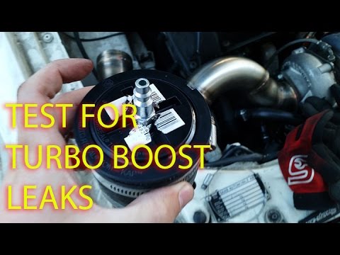 How To Test Turbo Boost Leaks