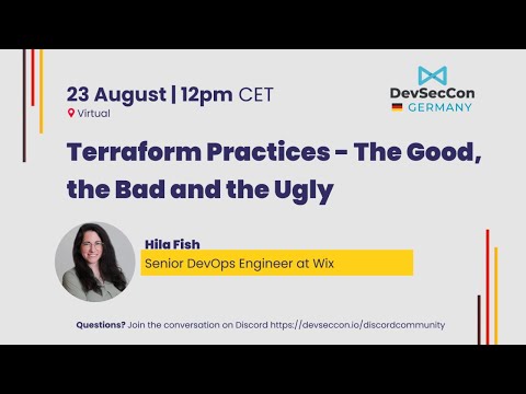 Terraform Practices - The Good, the Bad and the Ugly